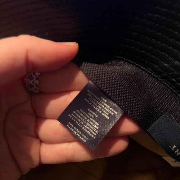 100% Authentic Leather Burberry Bucket Hat!